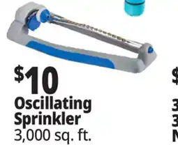 Ocean State Job Lot Tiller & Rowe Oscillating Sprinkler 3 000 sqft offer