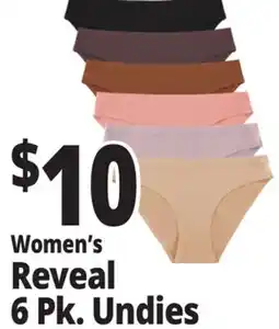 Ocean State Job Lot Reveal 6 Pk. Undies offer