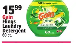 Ocean State Job Lot Gain Flings Oxi Boost and Febreze Original Scent Laundry Detergent Pacs 60 Count offer