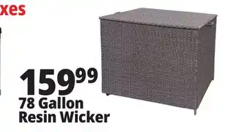 Ocean State Job Lot 78 Gallon Resin Wicker offer