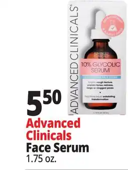 Ocean State Job Lot Advanced Clinicals Face Serum offer