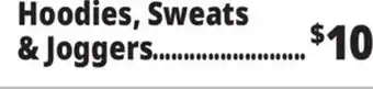 Ocean State Job Lot Hoodies, Sweats & Joggers offer