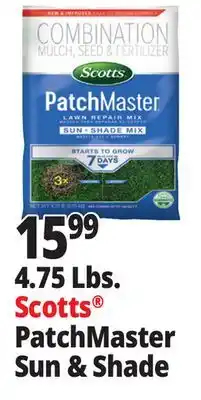 Ocean State Job Lot Scotts Patchmaster Sun & Shade Lawn Repair Mix 4.75 lbs offer