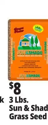 Ocean State Job Lot Premium Quality Sun & Shade Grass Seed Mixture 3 lbs offer