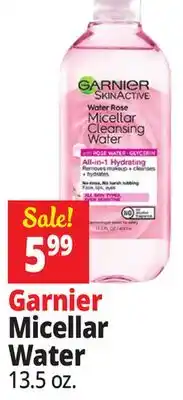 Ocean State Job Lot Garnier Micellar Water offer