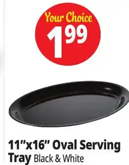 Ocean State Job Lot 11x16 Oval Serving Tray offer