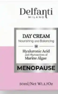 Ocean State Job Lot Delfanti Menopause Face Cream offer