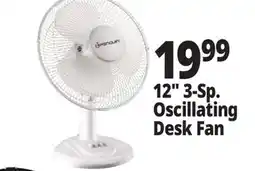 Ocean State Job Lot Penguin Oscillating Desk Fan 12 offer