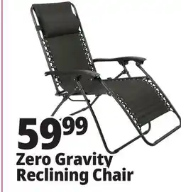 Ocean State Job Lot Zero Gravity Reclining Chair offer