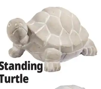 Ocean State Job Lot Standing Turtle Cement Statue Gray offer