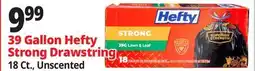 Ocean State Job Lot 39 Gallon Hefty Strong Drawstring offer