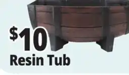 Ocean State Job Lot Whiskey Tub Resin Planter offer