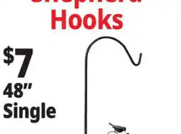 Ocean State Job Lot 48 Single Shepherd Hook offer