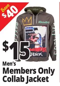 Ocean State Job Lot Men's Members Only Collab Jacket offer