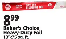 Ocean State Job Lot Baker's Choice Premium Quality Heavy-Duty Aluminum Foil 75' offer
