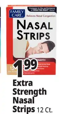 Ocean State Job Lot Family Care Extra Strength Nasal Strips 12 Count offer