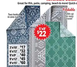 Ocean State Job Lot Reversible Outdoor Rugs offer