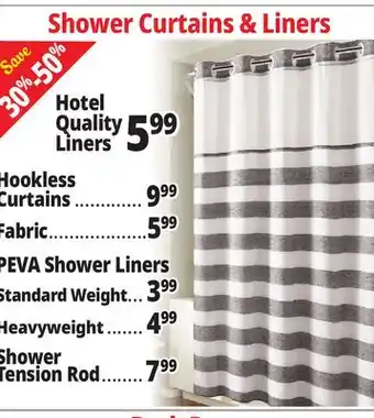 Ocean State Job Lot Shower Curtains & Liners offer