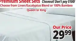 Ocean State Job Lot Premium Sheet Sets offer
