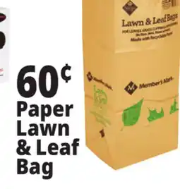 Ocean State Job Lot Single Paper Lawn & Leaf Bag offer