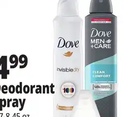 Ocean State Job Lot Dove Original Scented Antiperspirant Spray 6.7 - 8.45 oz offer