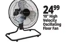 Ocean State Job Lot Penguin 10 High Velocity Desk Fan offer