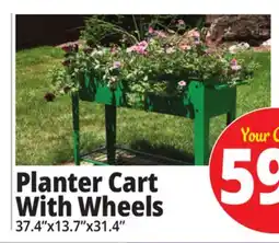 Ocean State Job Lot Planter Cart With Wheels offer