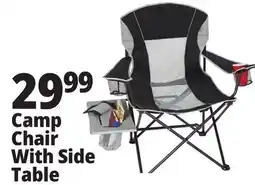 Ocean State Job Lot Oversized Folding Camp Chair with Side Table offer