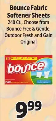 Ocean State Job Lot Bounce Free & Gentle Dryer Sheets 240 Count offer