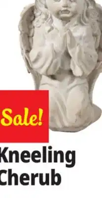 Ocean State Job Lot Praying Cherubim Girl Cement Statue Gray offer