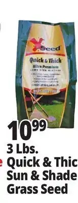 Ocean State Job Lot X-Seed Quick & Thick Grass Seed Mixture 3 lbs offer