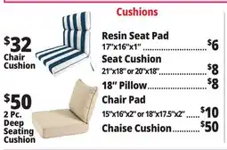 Ocean State Job Lot Cushions offer