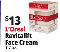 Ocean State Job Lot L'Oreal Revitalift Face Cream offer