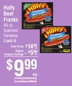 Smart & Final Hoffy Beef Franks offer