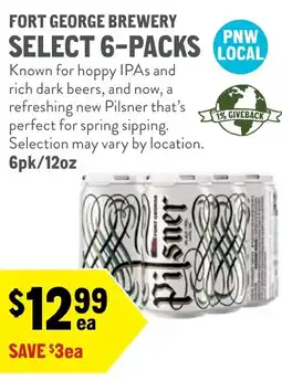 New Seasons Market Fort george brewery select 6-packs offer