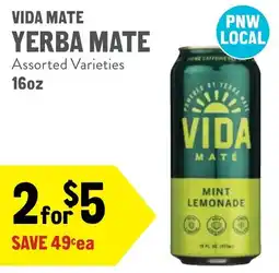 New Seasons Market Vida mate yerba mate offer