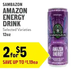 New Seasons Market Sambazon amazon energy drink offer