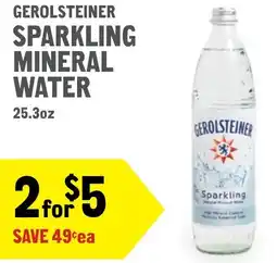 New Seasons Market Gerolsteiner sparkling mineral water offer