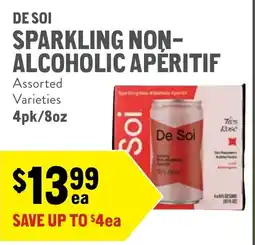 New Seasons Market De soi sparkling non- alcoholic apéritif offer