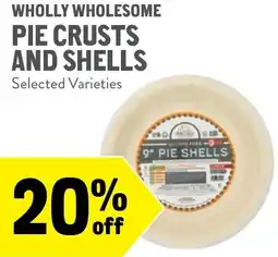 New Seasons Market Wholly wholesome pie crusts and shells offer