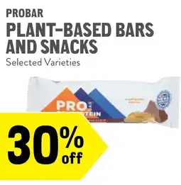 New Seasons Market Probar plant-based bars and snacks offer