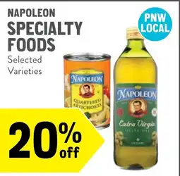 New Seasons Market Napoleon specialty foods offer