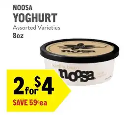New Seasons Market Noosa yoghurt offer