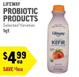 New Seasons Market Lifeway probiotic products offer