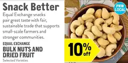 New Seasons Market Bulk nuts and dried fruit offer