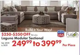 Boscov's Laguna Modular Sectional offer