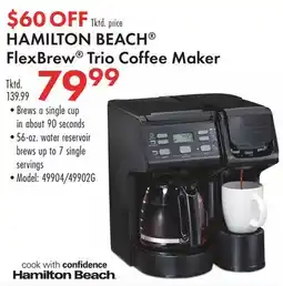 Boscov's HAMILTON BEACH FlexBrew Trio Coffee Maker offer
