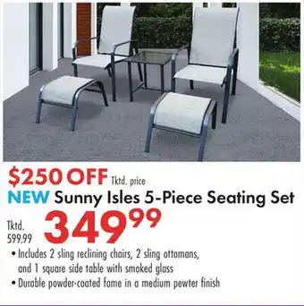 Boscov's Sunny Isles 5-Piece Seating Set offer