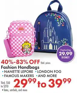 Boscov's Fashion Handbags offer