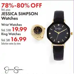 Boscov's JESSICA SIMPSON Watches Wrist Watches offer